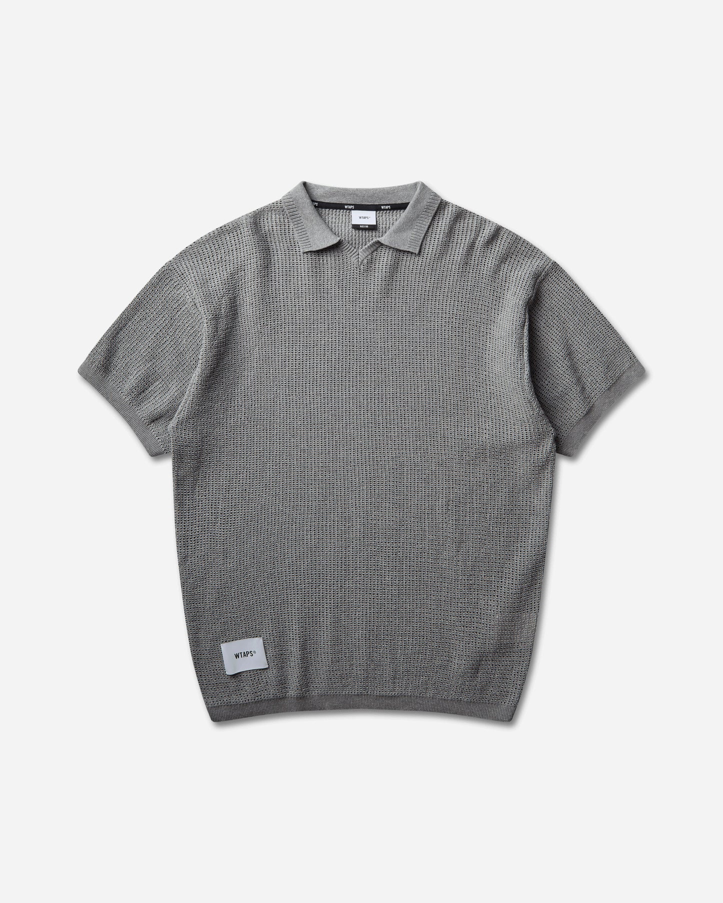 WTAPS Dup Sweater Cotton Ash Gray Knitwears Sweaters 261FZDT-KNM01 GRY