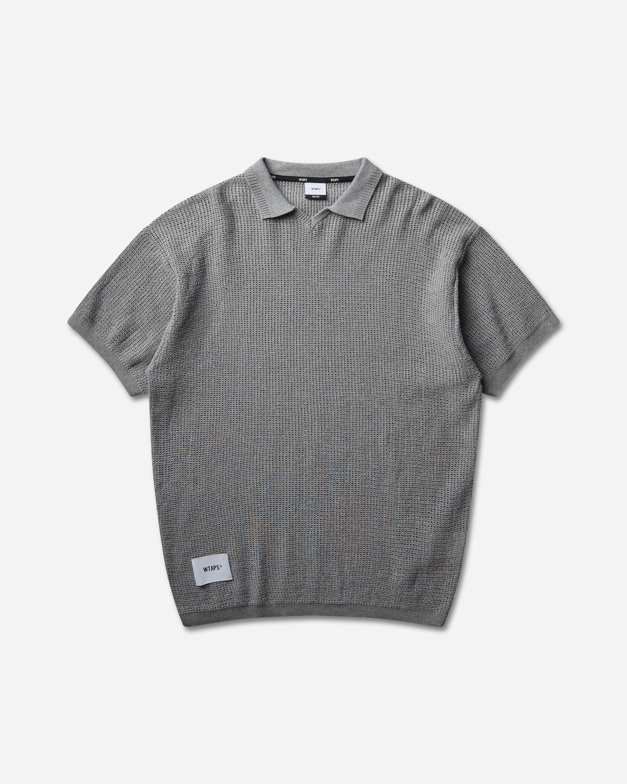 WTAPS Dup Sweater Cotton Ash Gray Knitwears Sweaters 261FZDT-KNM01 GRY