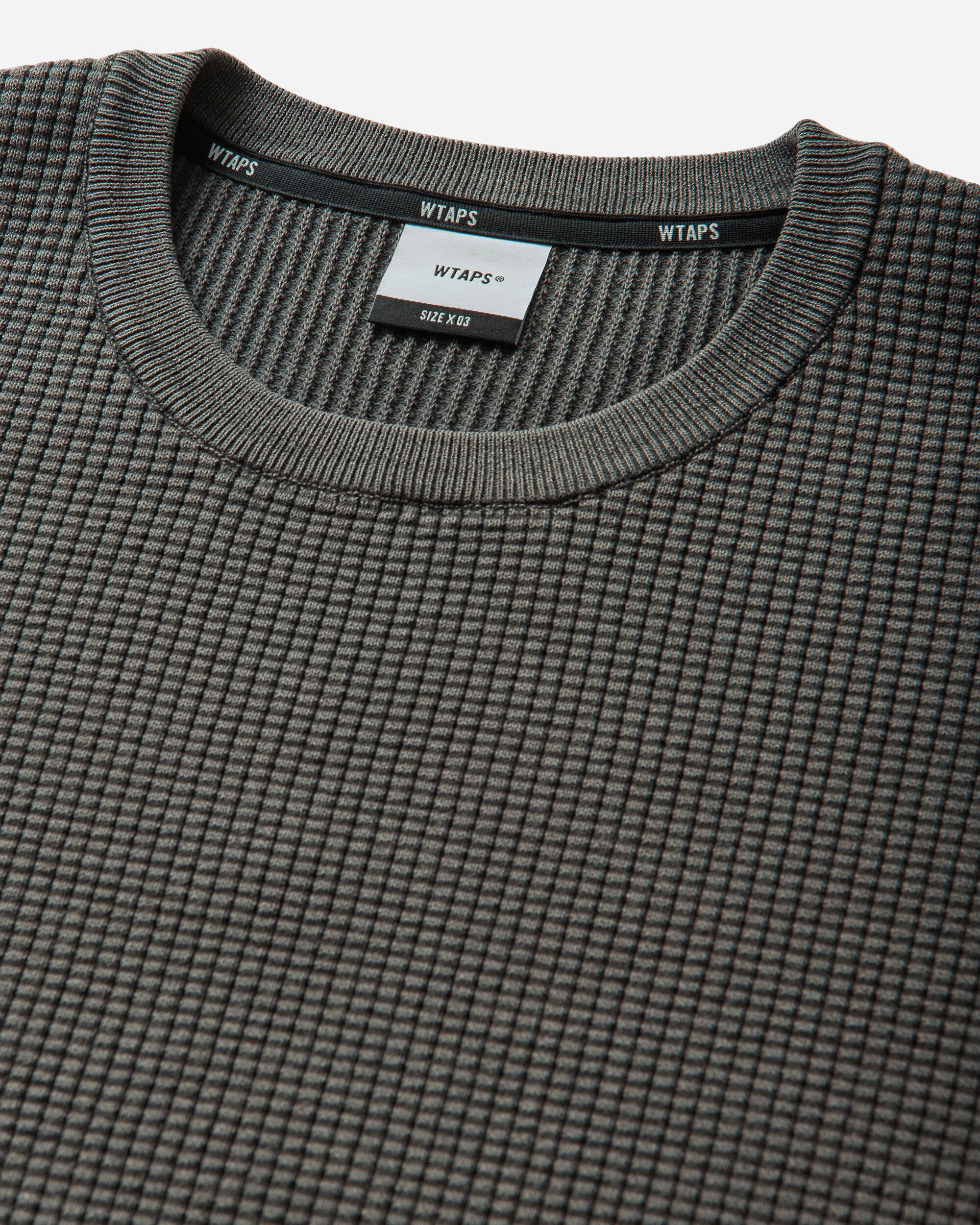 WTAPS Ghill Sweater Ctpl Black Knitwears Sweaters 261FZDT-KNM02 BLK