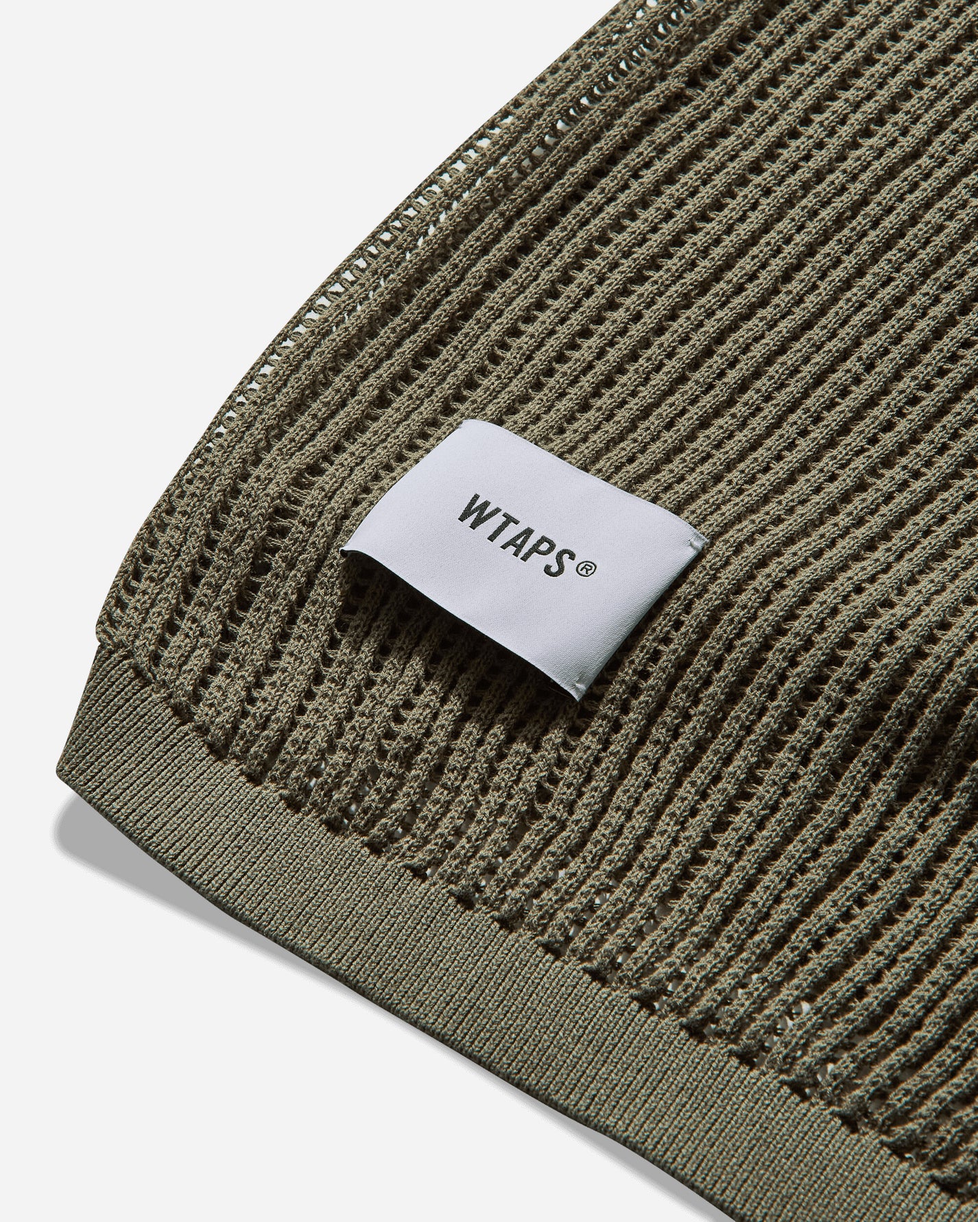 WTAPS Ghill/Sweater/Cotton Olive Drab Knitwears Sweaters 251FZDT-KNM02 OLIVEDRAB