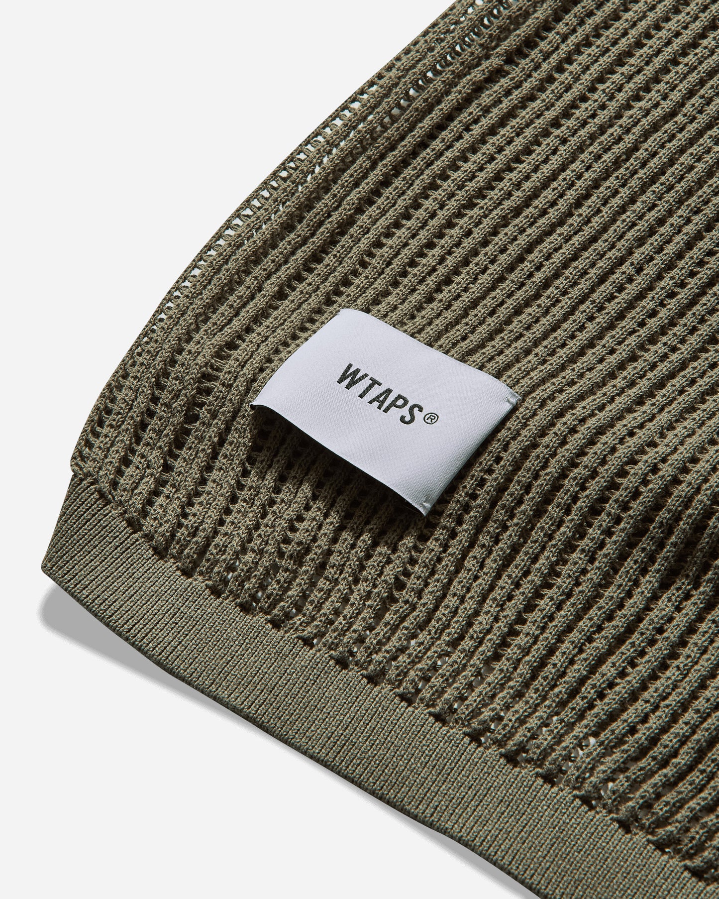 WTAPS Ghill/Sweater/Cotton Olive Drab Knitwears Sweaters 251FZDT-KNM02 OLIVEDRAB