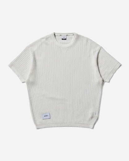 WTAPS Ghill/Sweater/Cotton White Knitwears Sweaters 251FZDT-KNM02 WHITE