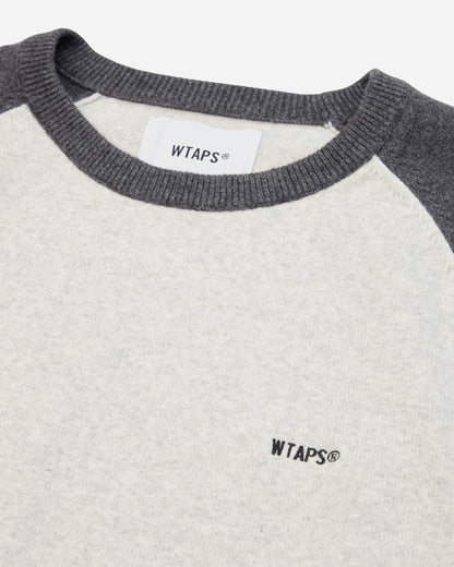 WTAPS Ian Sweater Gray Knitwears Sweaters 262FZDT-KNM02 GRAY