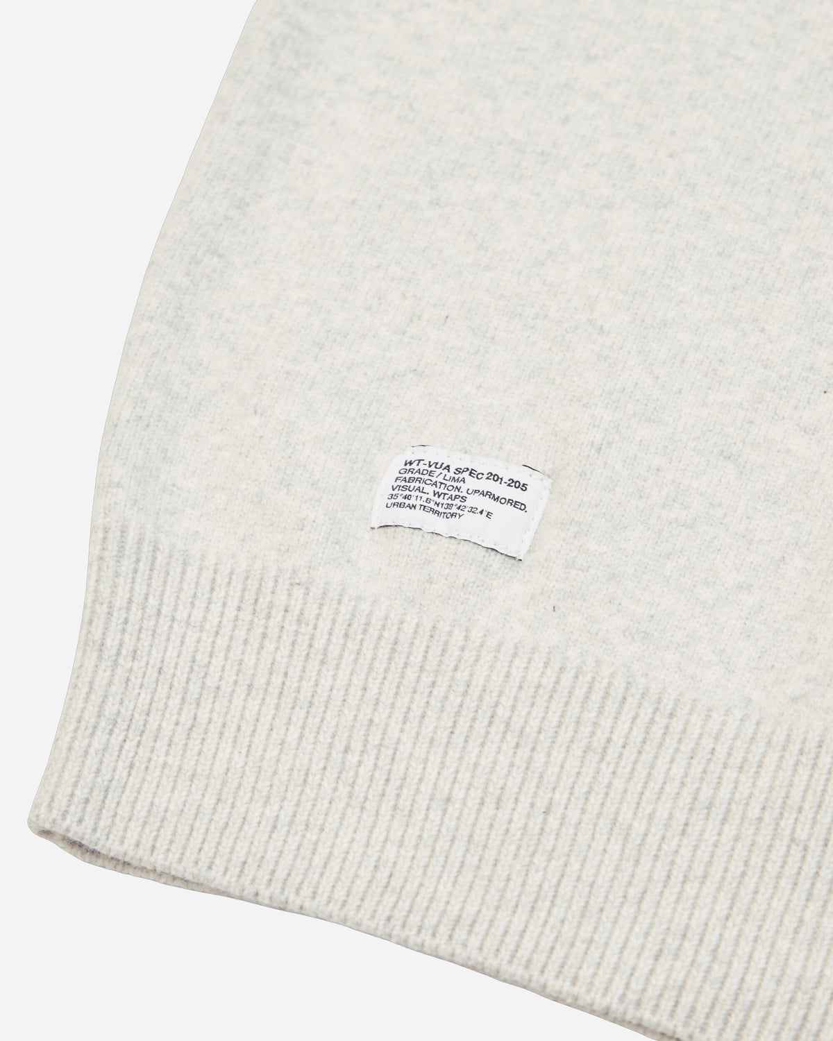 WTAPS Ian Sweater Gray Knitwears Sweaters 262FZDT-KNM02 GRAY