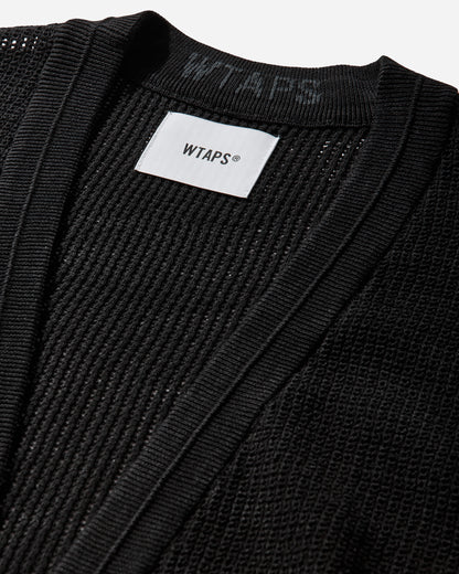 WTAPS Palmer Sweater Cotton Black Knitwears Sweaters 261FZDT-KNM05 BLK