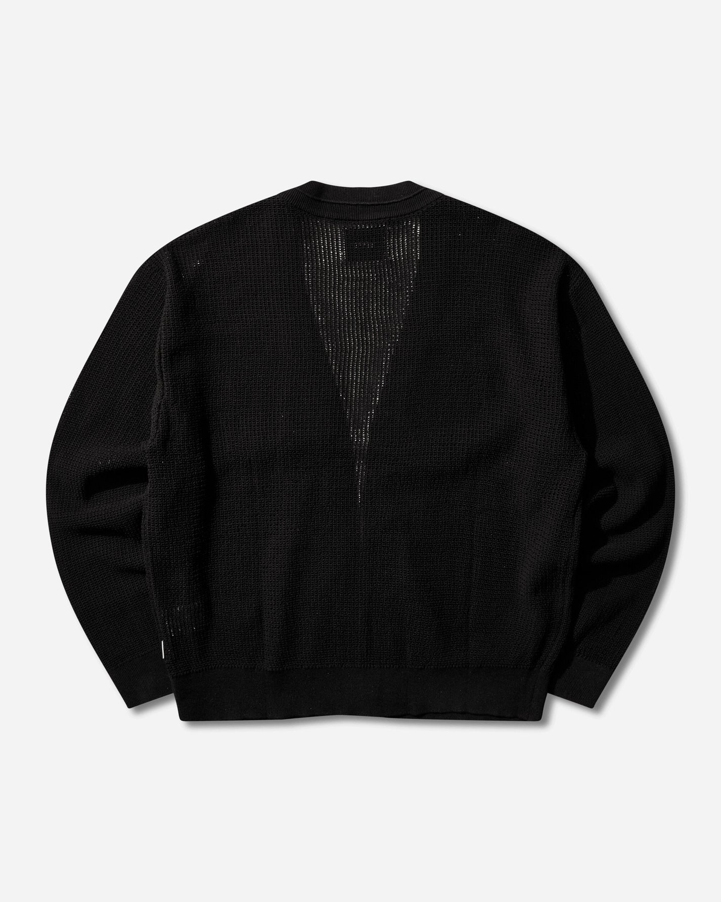 WTAPS Palmer Sweater Cotton Black Knitwears Sweaters 261FZDT-KNM05 BLK