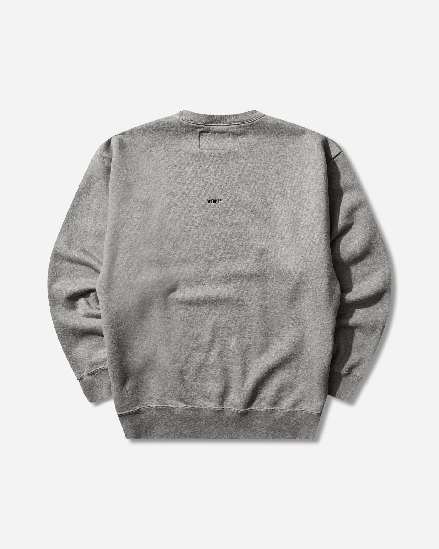 WTAPS Sign-Yd Sweater Cotton Ash Gray Knitwears Sweaters 261ATDT-CSM01 GRY