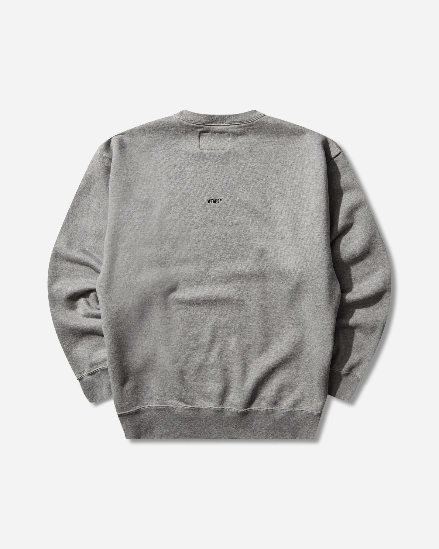 WTAPS Sign-Yd Sweater Cotton Ash Gray Knitwears Sweaters 261ATDT-CSM01 GRY