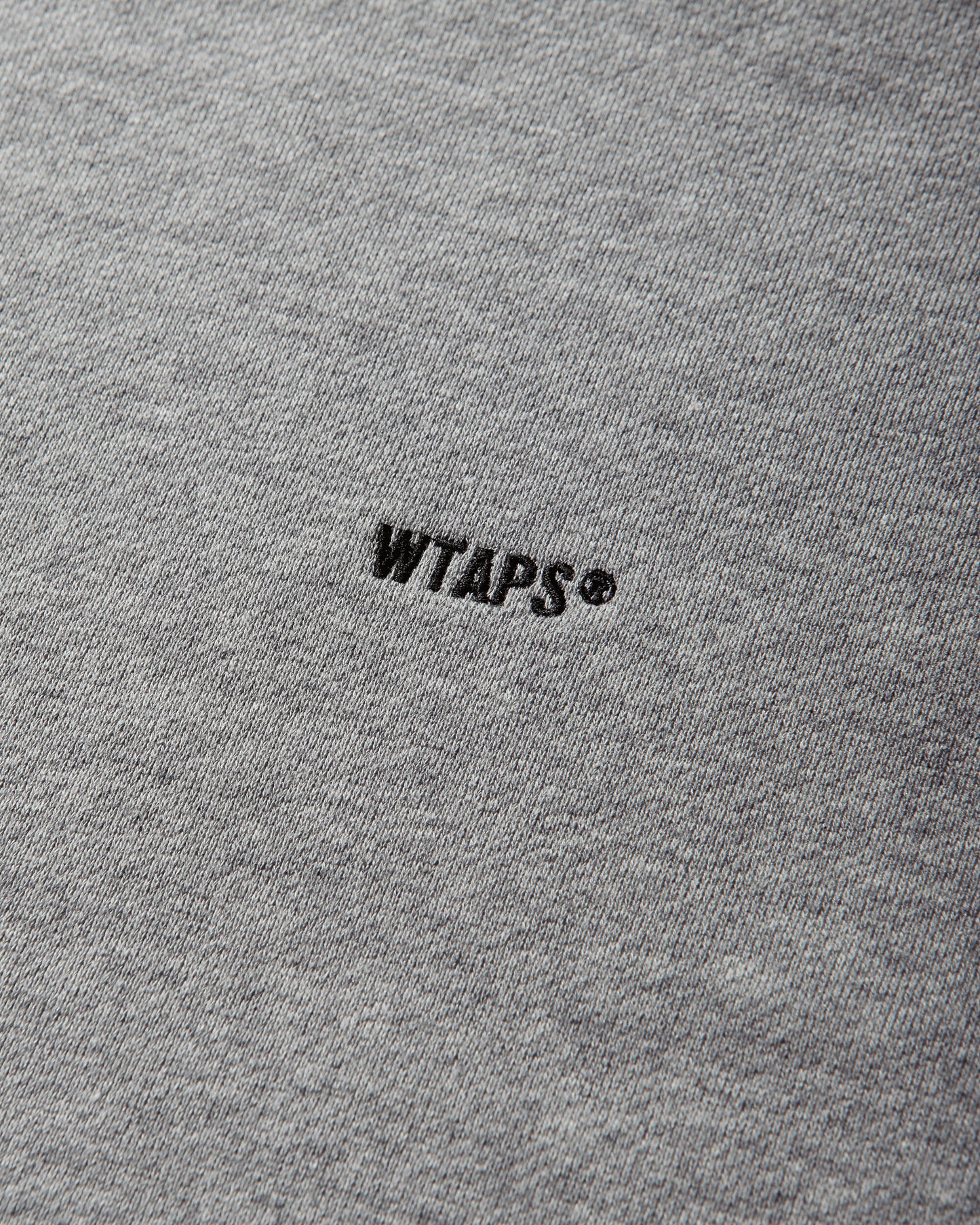 WTAPS Sign-Yd Sweater Cotton Ash Gray Knitwears Sweaters 261ATDT-CSM01 GRY
