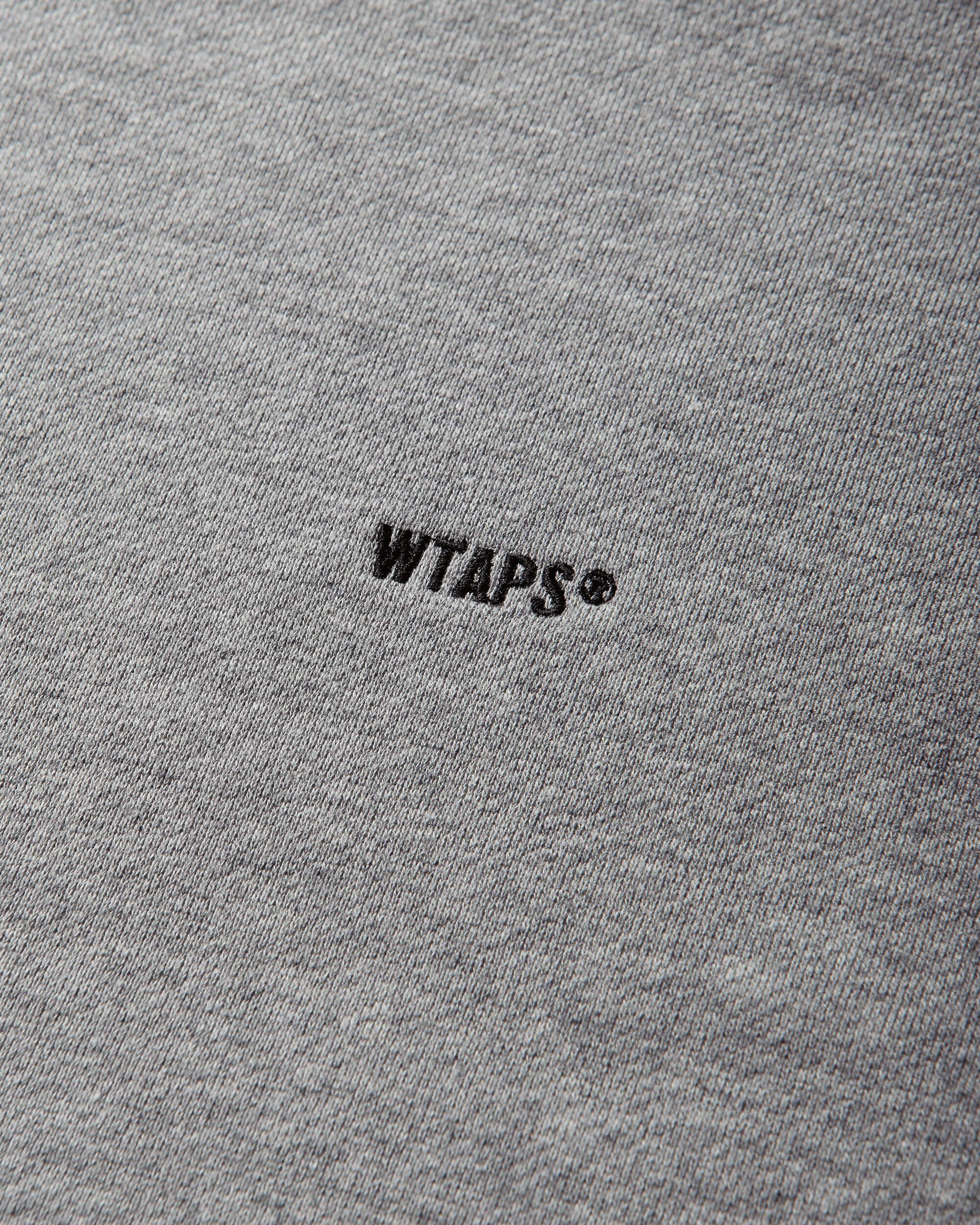 WTAPS Sign-Yd Sweater Cotton Ash Gray Knitwears Sweaters 261ATDT-CSM01 GRY