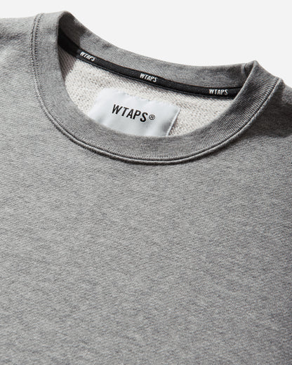 WTAPS Sign-Yd Sweater Cotton Ash Gray Knitwears Sweaters 261ATDT-CSM01 GRY