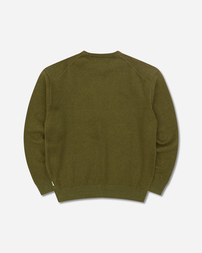 WTAPS Sign Mg Sweater Olive Drab Knitwears Sweaters 262FZDT-KNM01 OLIVE DRAB