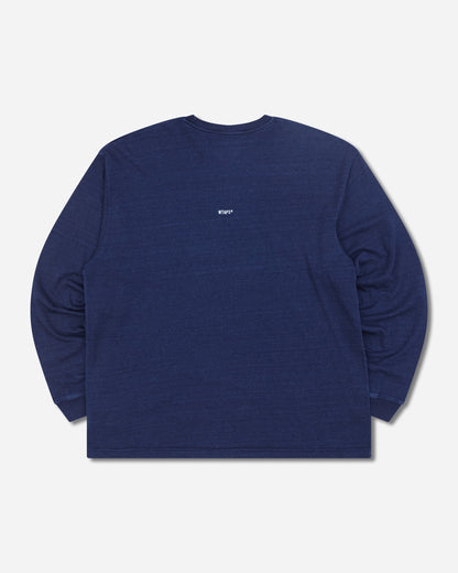 WTAPS Sign Yd 02 Ls Indigo Knitwears Sweaters 262ATDT-CSM30 INDIGO