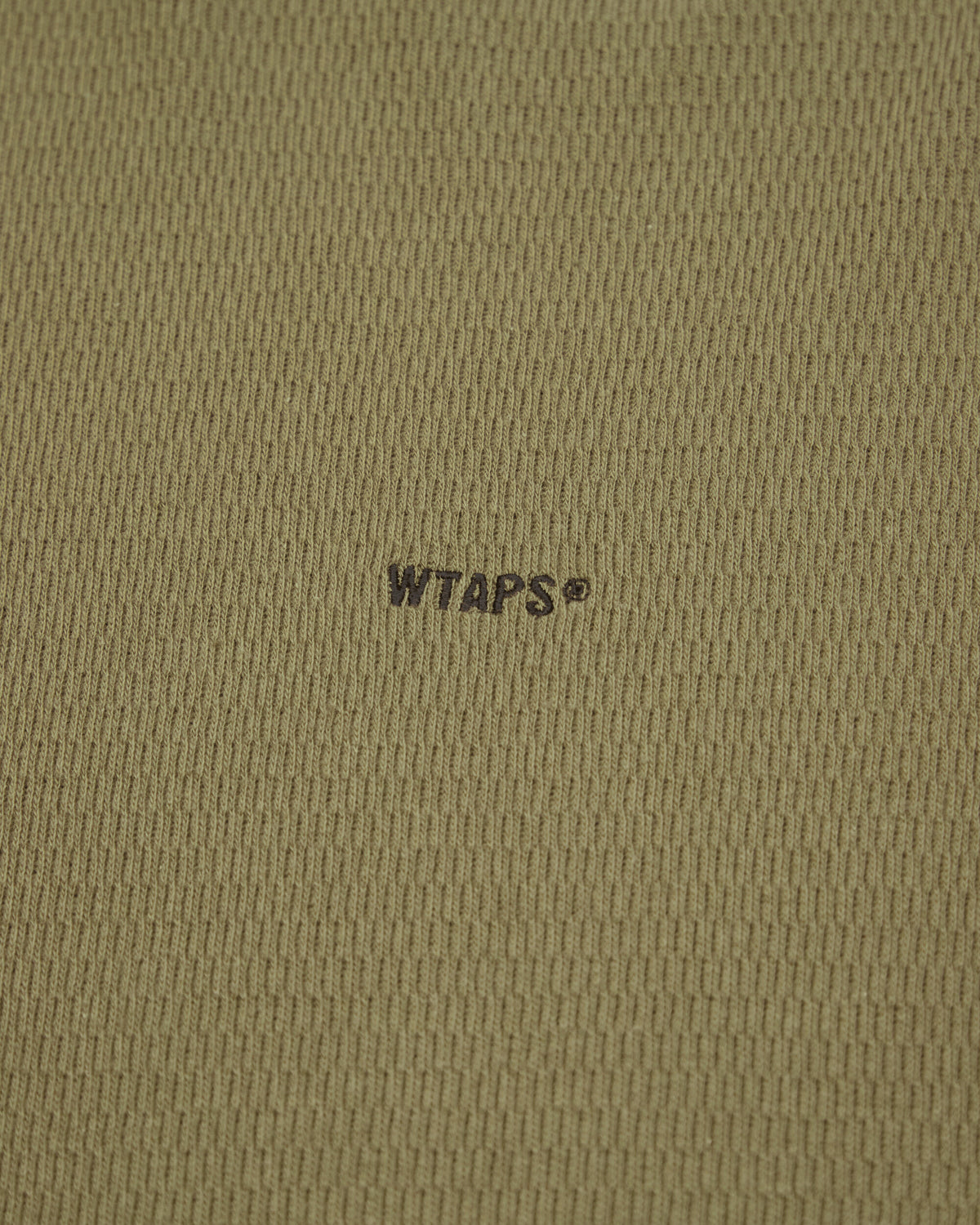 WTAPS Waffle Standard Ls Olive Drab Knitwears Sweaters 262ATDT-CSM28 OLIVE DRAB