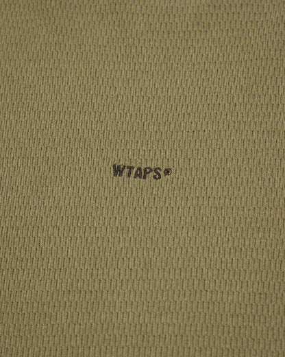 WTAPS Waffle Standard Ls Olive Drab Knitwears Sweaters 262ATDT-CSM28 OLIVE DRAB