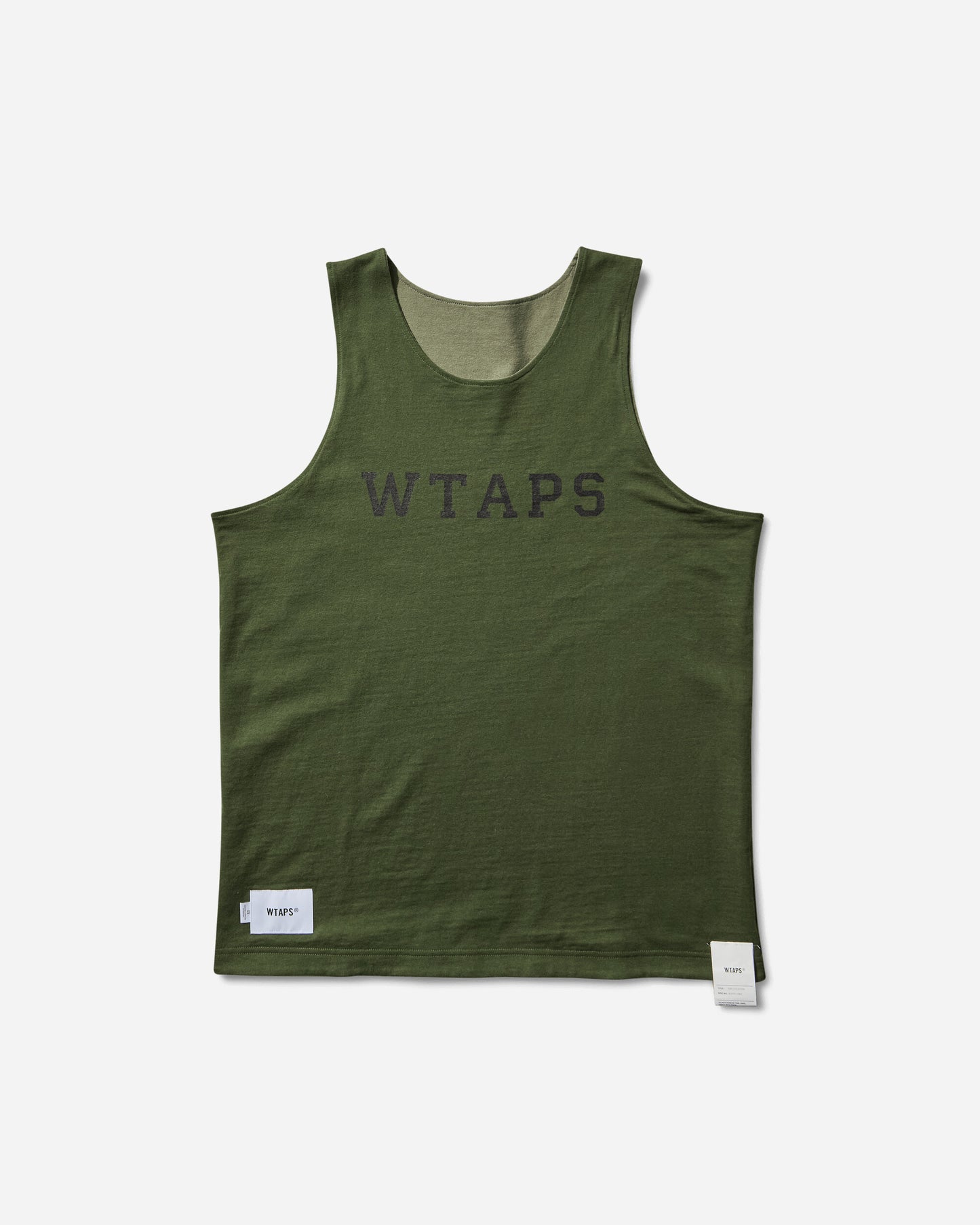 WTAPS Muddy/Tank Top/Cotton Olive Drab T-Shirts Top 251ATDT-CSM31 OLIVEDRAB