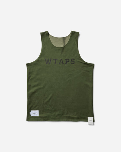 WTAPS Muddy/Tank Top/Cotton Olive Drab T-Shirts Top 251ATDT-CSM31 OLIVEDRAB