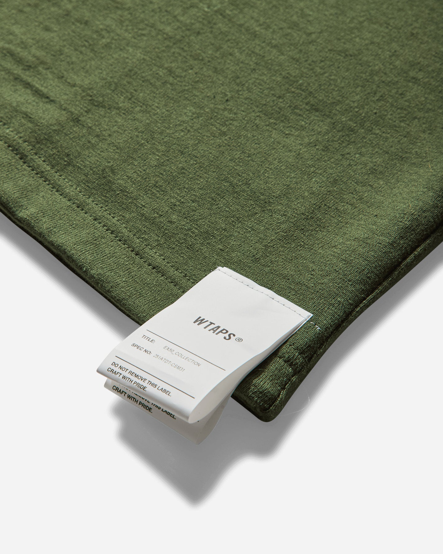 WTAPS Muddy/Tank Top/Cotton Olive Drab T-Shirts Top 251ATDT-CSM31 OLIVEDRAB