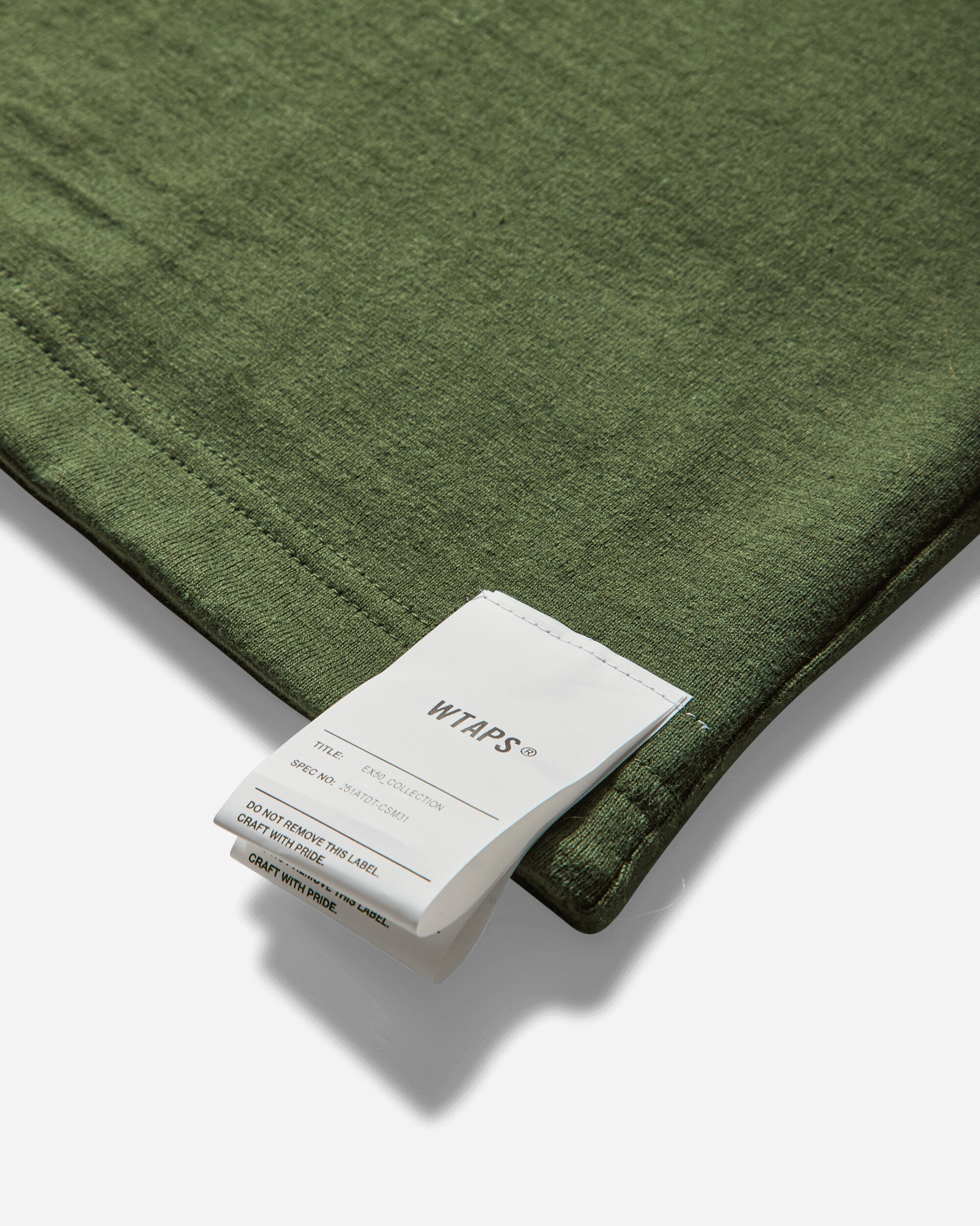 WTAPS Muddy/Tank Top/Cotton Olive Drab T-Shirts Top 251ATDT-CSM31 OLIVEDRAB