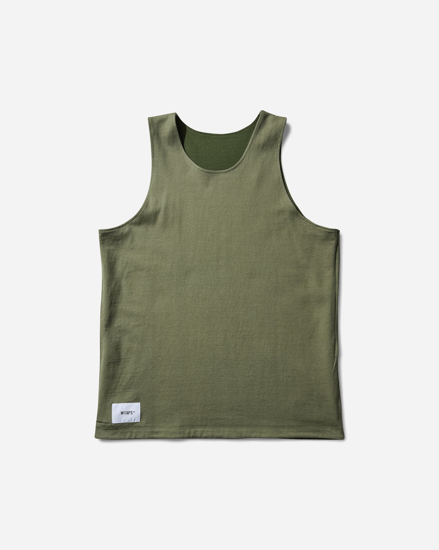 WTAPS Muddy/Tank Top/Cotton Olive Drab T-Shirts Top 251ATDT-CSM31 OLIVEDRAB