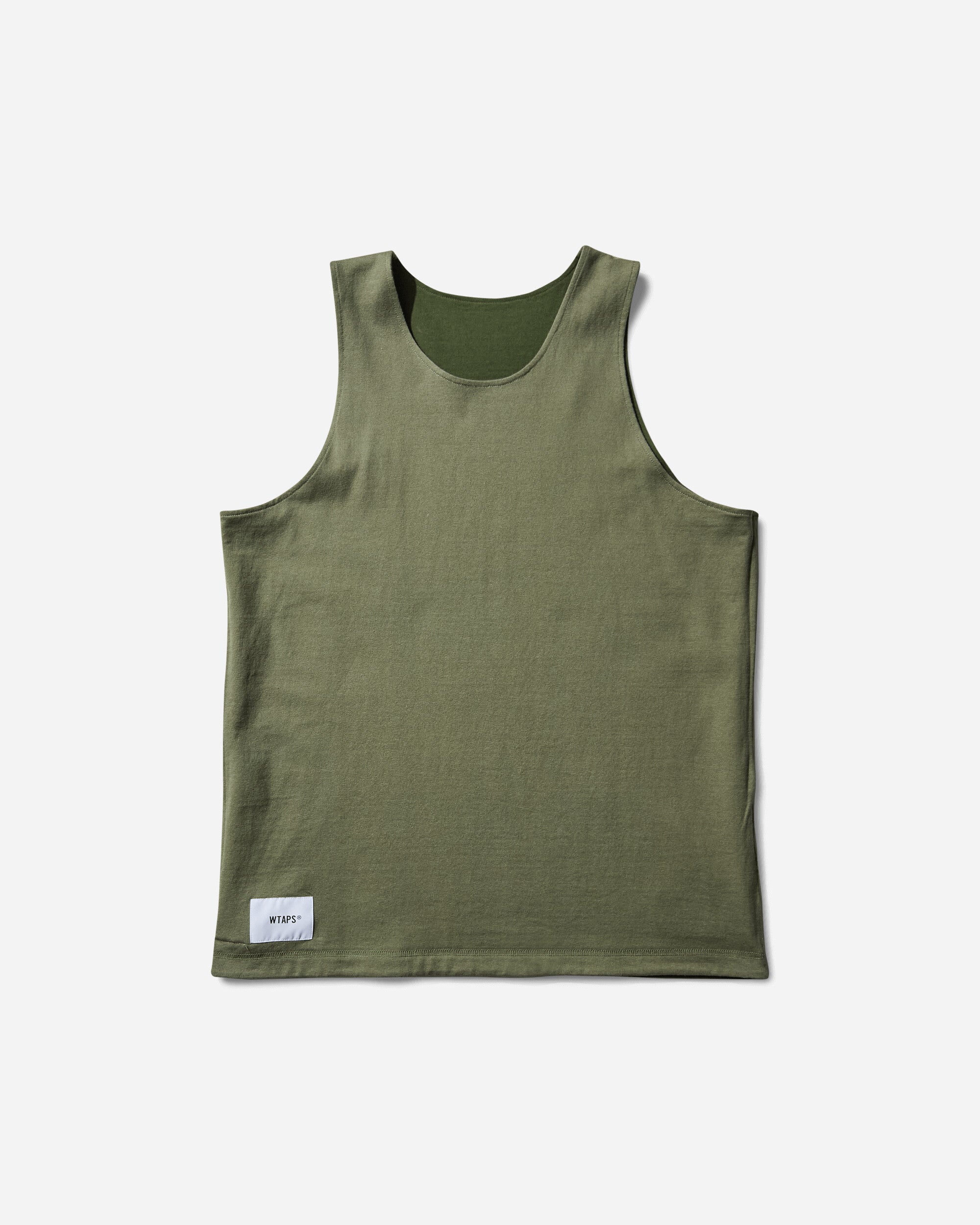WTAPS Muddy/Tank Top/Cotton Olive Drab T-Shirts Top 251ATDT-CSM31 OLIVEDRAB