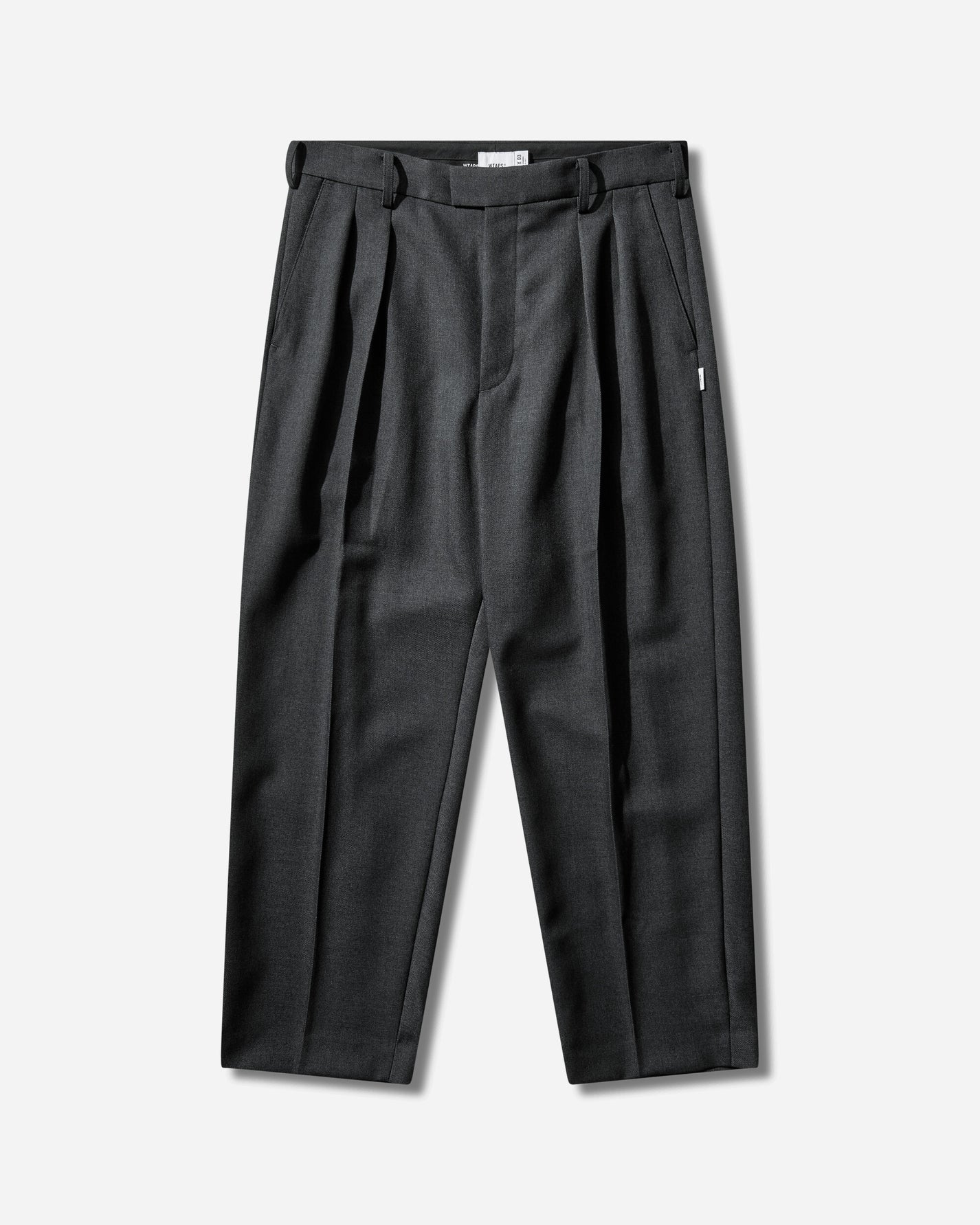 WTAPS Trdt1801 Trousers Wopl Serge Charcoal Pants Trousers 261TQDT-PTM03 GRY