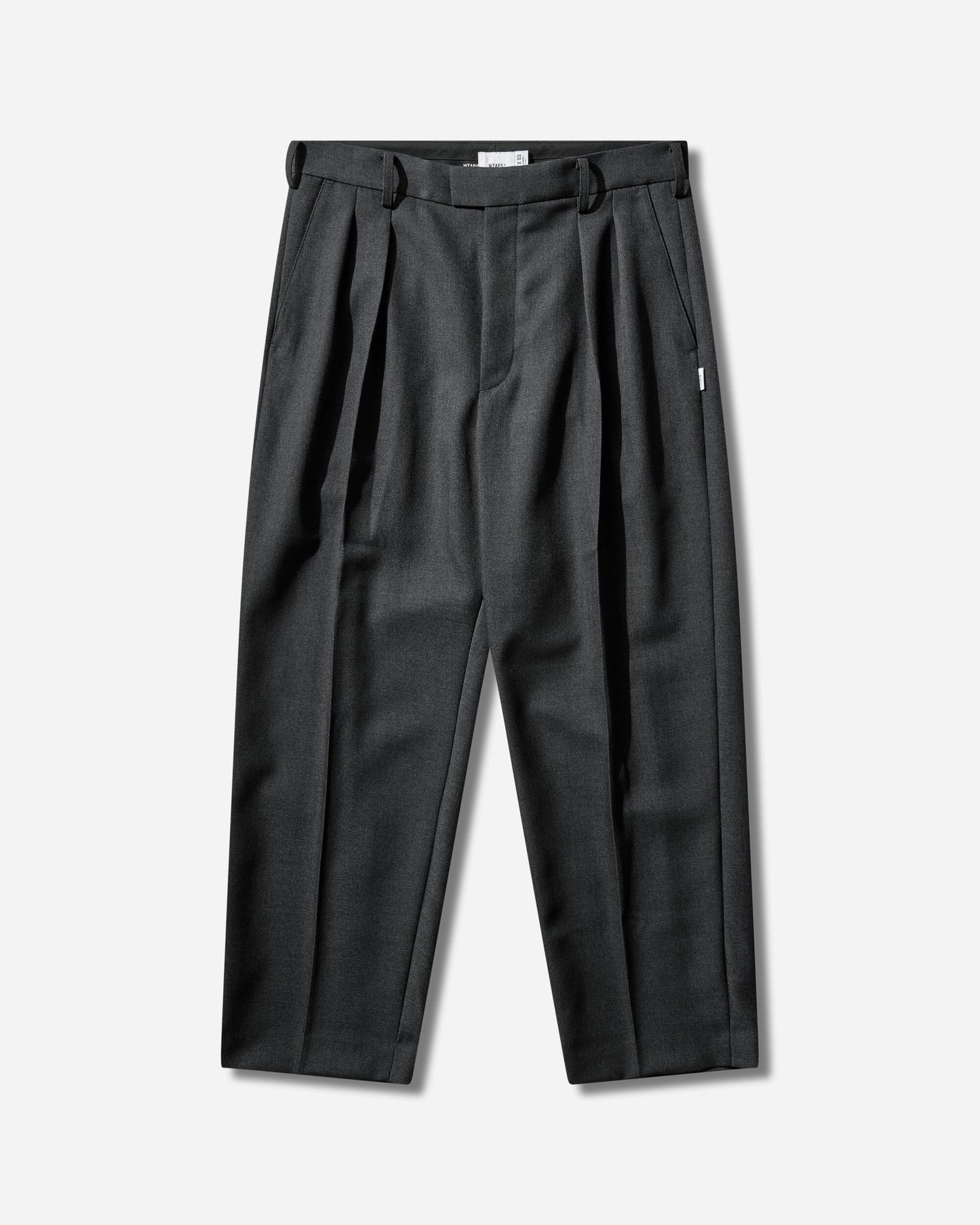 WTAPS Trdt1801 Trousers Wopl Serge Charcoal Pants Trousers 261TQDT-PTM03 GRY