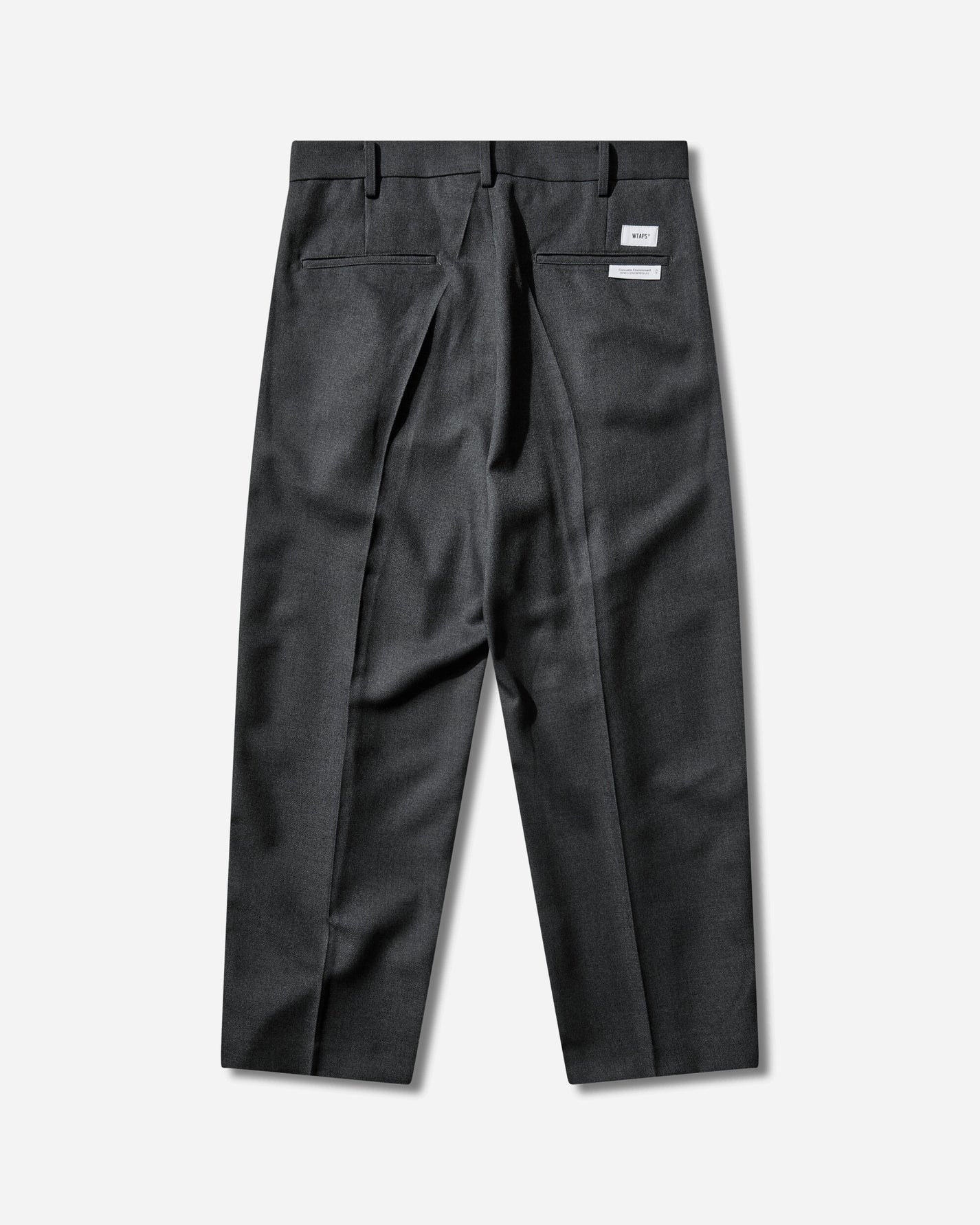 WTAPS Trdt1801 Trousers Wopl Serge Charcoal Pants Trousers 261TQDT-PTM03 GRY