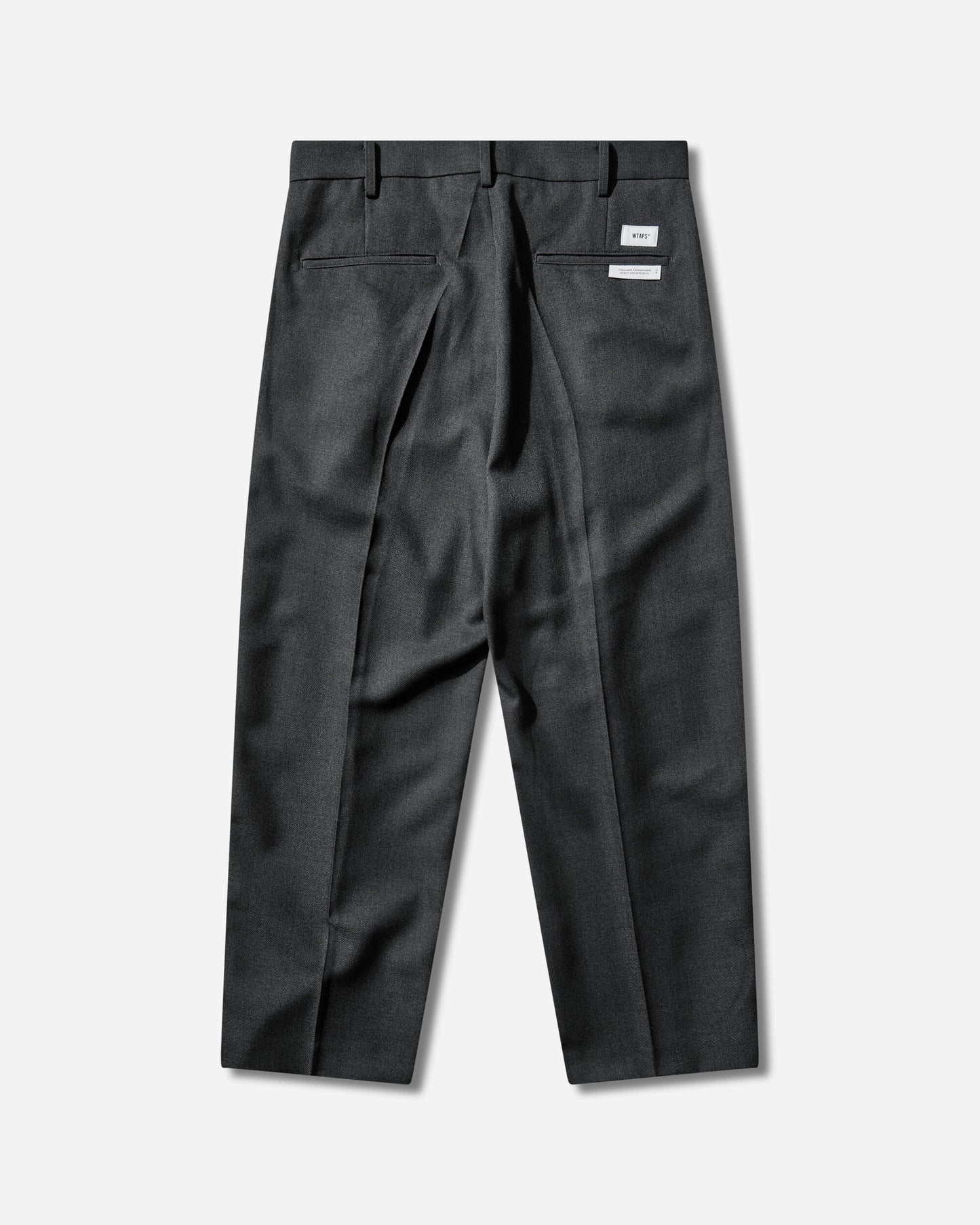 WTAPS Trdt1801 Trousers Wopl Serge Charcoal Pants Trousers 261TQDT-PTM03 GRY