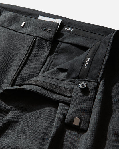 WTAPS Trdt1801 Trousers Wopl Serge Charcoal Pants Trousers 261TQDT-PTM03 GRY