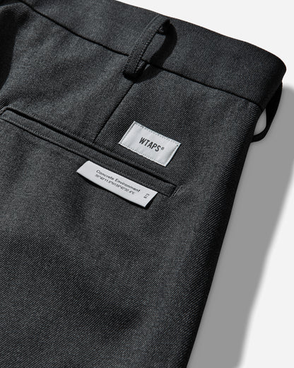 WTAPS Trdt1801 Trousers Wopl Serge Charcoal Pants Trousers 261TQDT-PTM03 GRY