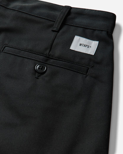 WTAPS Trdt1802 Trousers Ctpl Twill Black Pants Trousers 261TQDT-PTM04 BLK