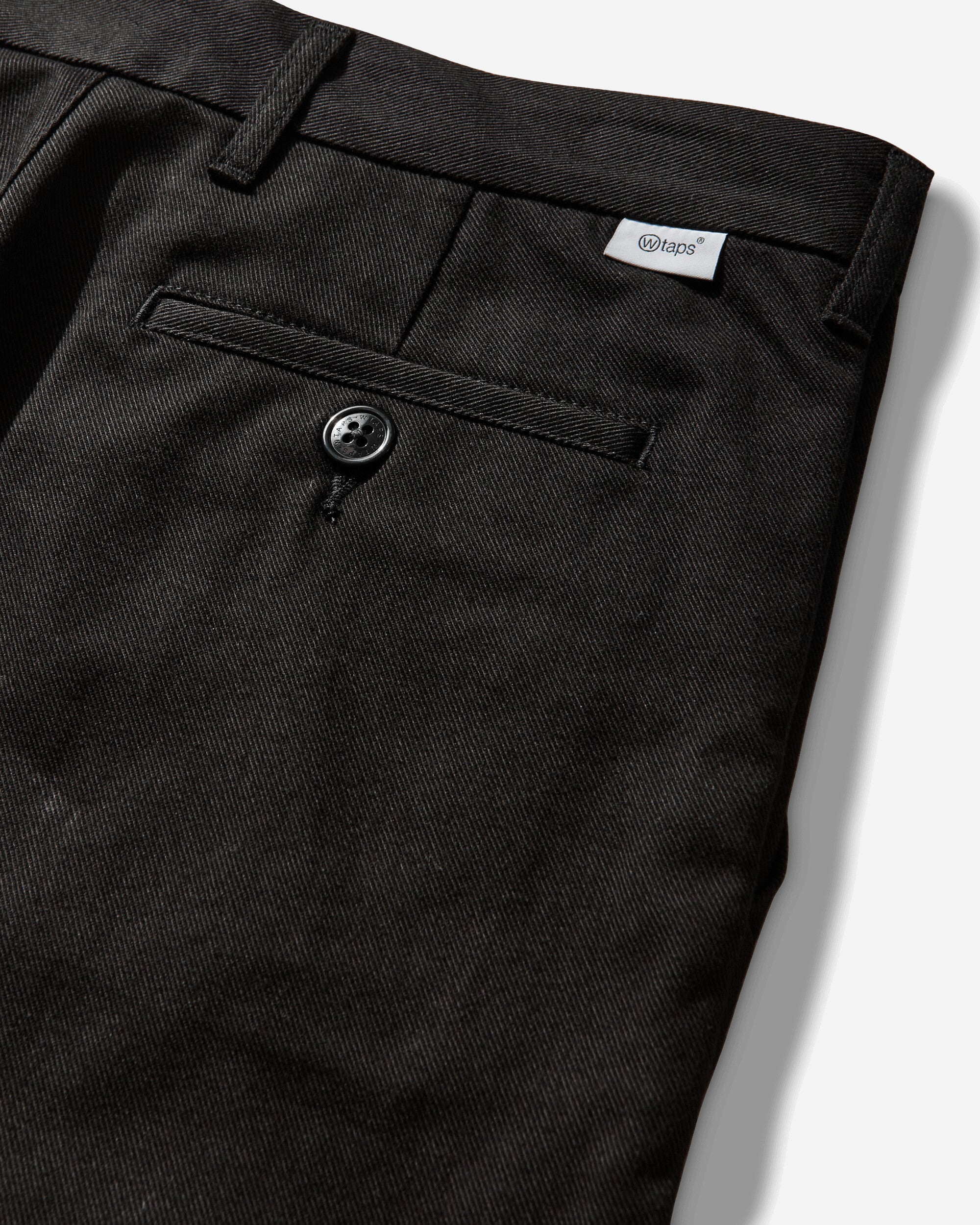 WTAPS Wrkt2001 Trousers Cotton Twill Black Pants Trousers 261CWDT-PTM03 BLK