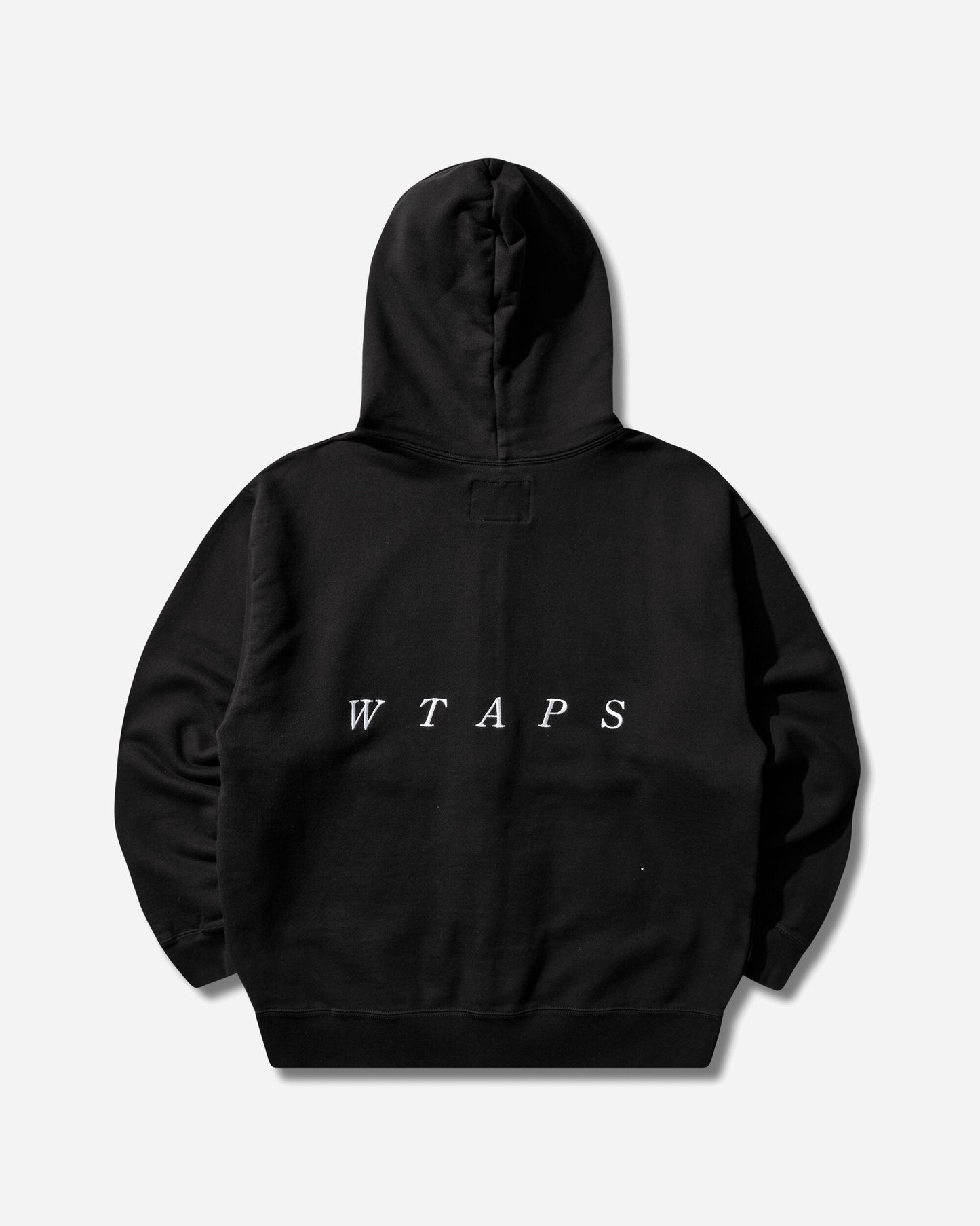 WTAPS Throwdy Zip Hoody Cotton Black Sweatshirts Zip-Ups 261ATDT-CSM03 BLK