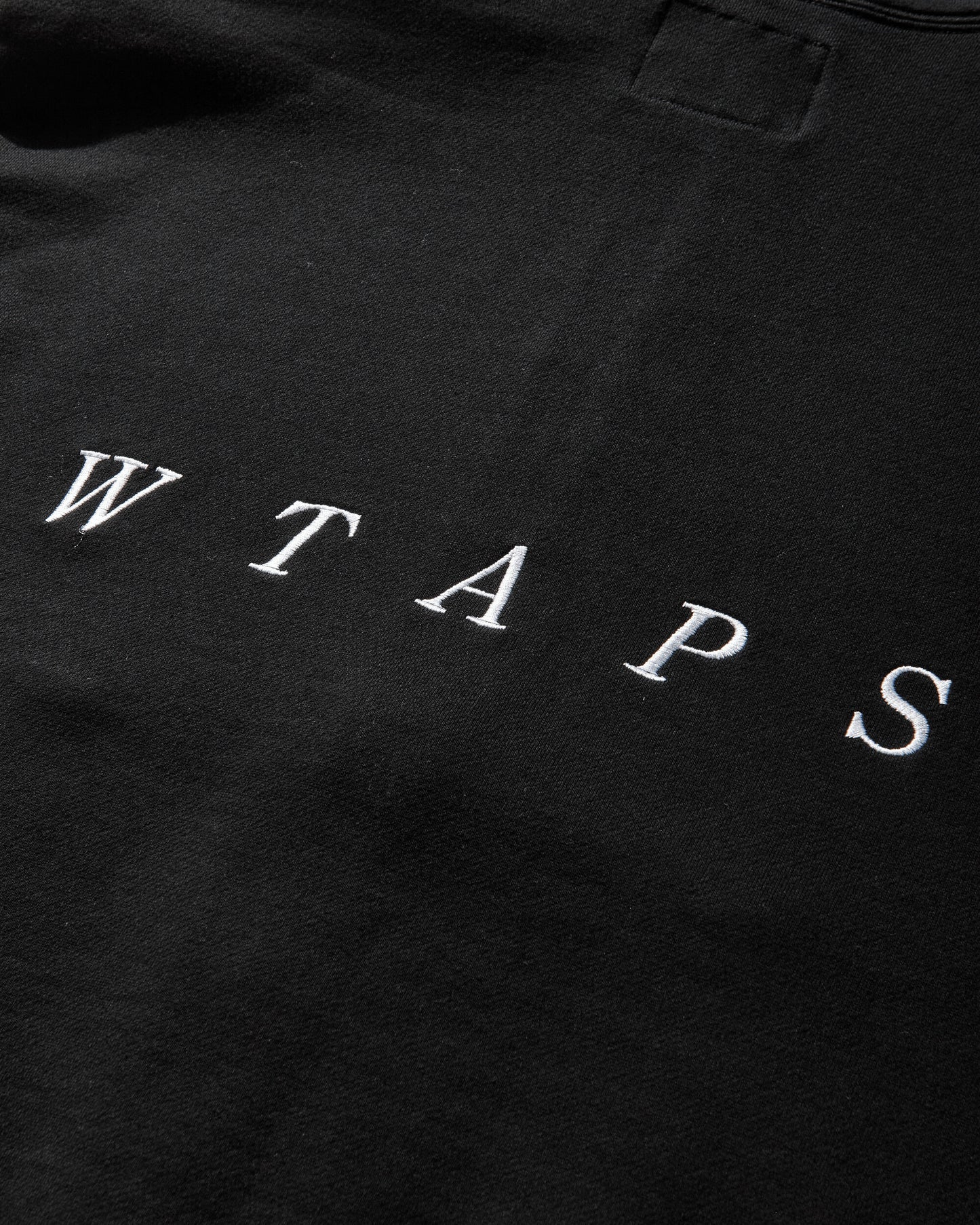 WTAPS Throwdy Zip Hoody Cotton Black Sweatshirts Zip-Ups 261ATDT-CSM03 BLK