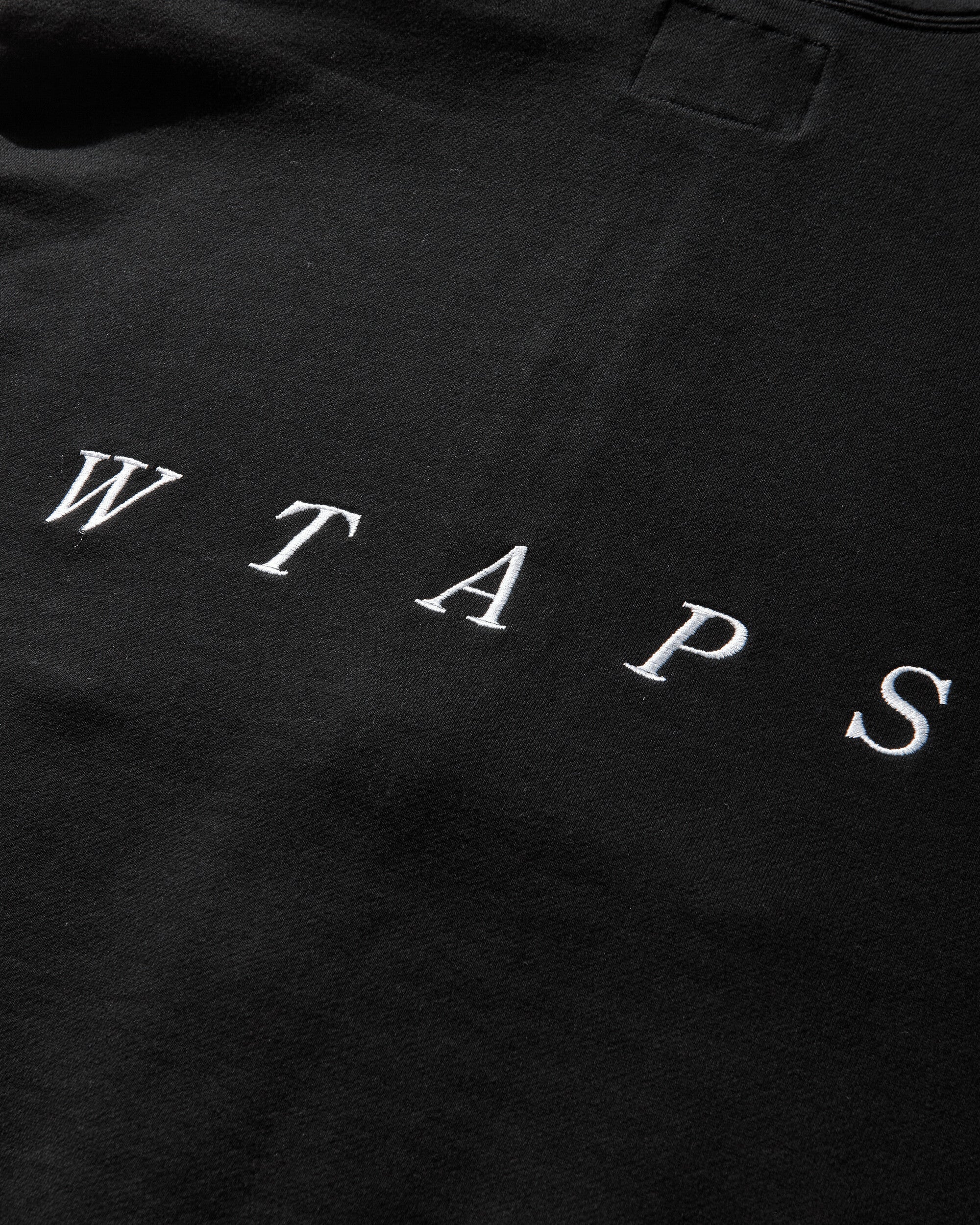 WTAPS Throwdy Zip Hoody Cotton Black Sweatshirts Zip-Ups 261ATDT-CSM03 BLK