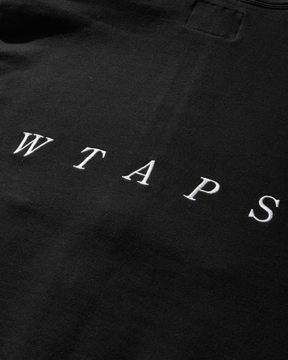WTAPS Throwdy Zip Hoody Cotton Black Sweatshirts Zip-Ups 261ATDT-CSM03 BLK
