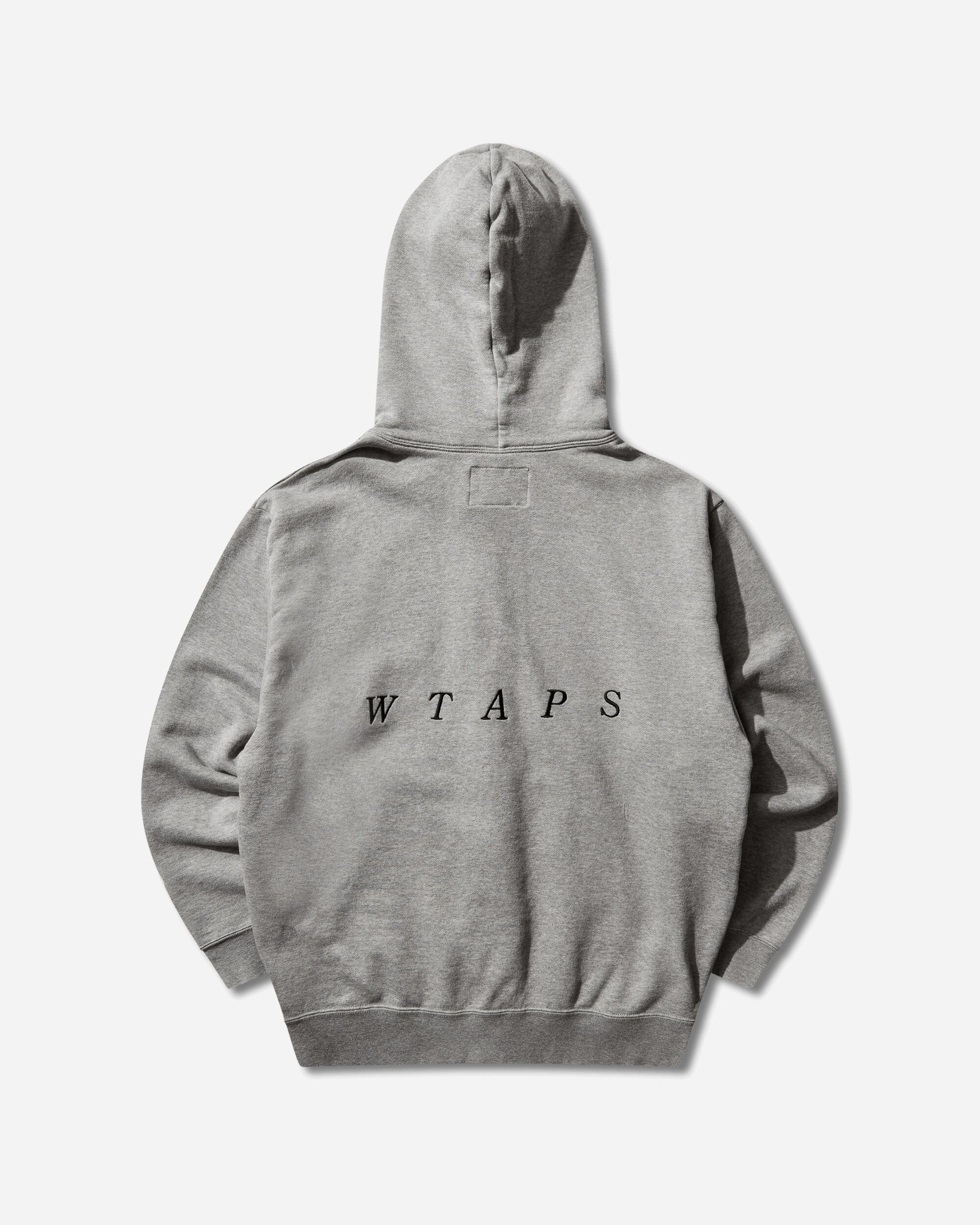 WTAPS Throwdy Zip Hoody Cotton Ash Gray Sweatshirts Zip-Ups 261ATDT-CSM03 GRY