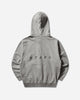 WTAPS Throwdy Zip Hoody Cotton Ash Gray Sweatshirts Zip-Ups 261ATDT-CSM03 GRY