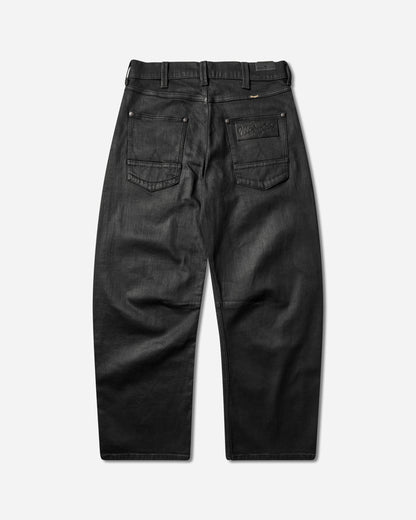 Wrangler Barrel Jeans Black Coated Pants Denim 112384253 BLACKCOATED