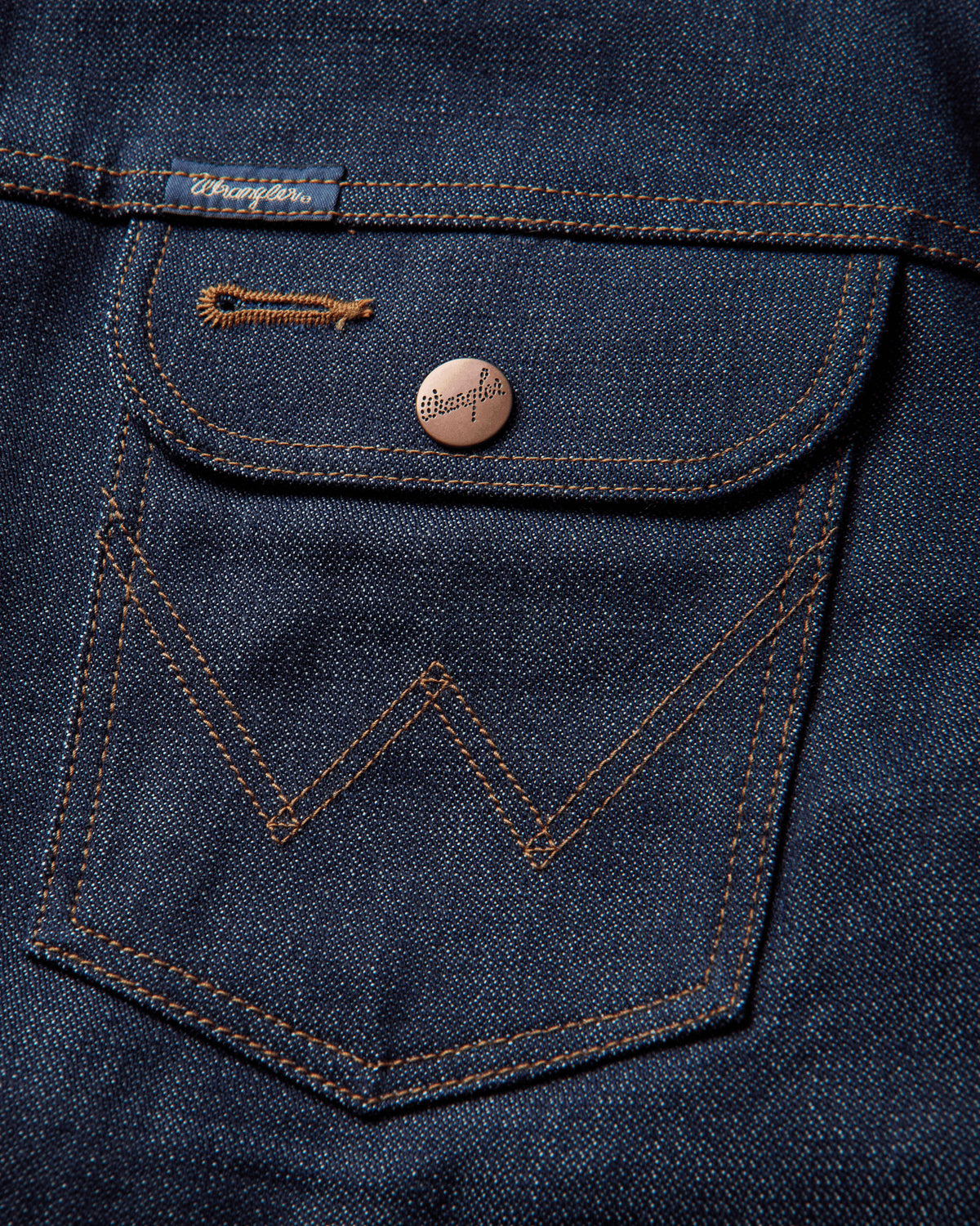 Wrangler 11Mjz Indigo Raw Indigo Raw Coats and Jackets Jackets F112388699 Indigo Raw