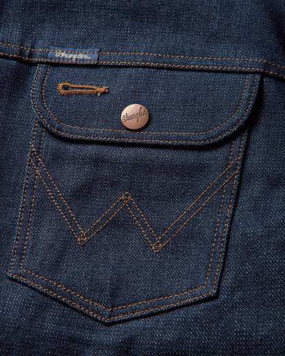 Wrangler 11Mjz Indigo Raw Indigo Raw Coats and Jackets Jackets F112388699 Indigo Raw
