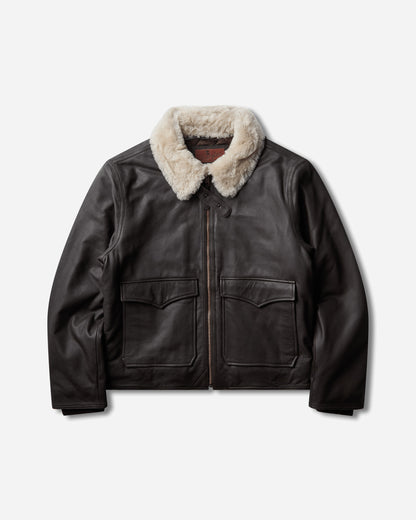 Wrangler Leather Aviator Chocolate Torte Chocolate Torte Coats and Jackets Jackets F112387667 Chocolate Torte