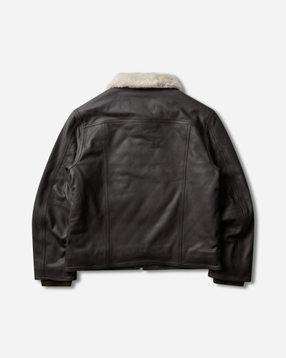 Wrangler Leather Aviator Chocolate Torte Chocolate Torte Coats and Jackets Jackets F112387667 Chocolate Torte