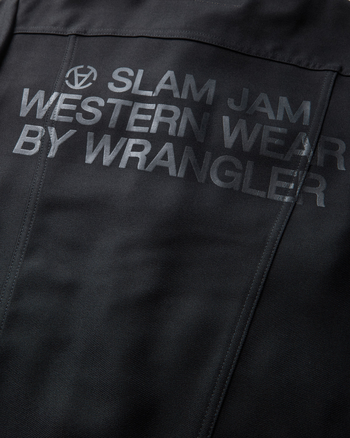 Wrangler Slam Jam X Wrangler Wrancher Jacket Black Coats and Jackets Jackets WRXMW002FA02 BLK0001
