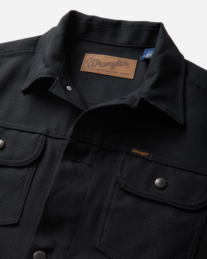 Wrangler Slam Jam X Wrangler Wrancher Jacket Black Coats and Jackets Jackets WRXMW002FA02 BLK0001