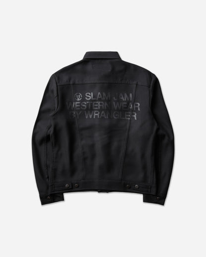 Wrangler Slam Jam X Wrangler Wrancher Jacket Black Coats and Jackets Jackets WRXMW002FA02 BLK0001