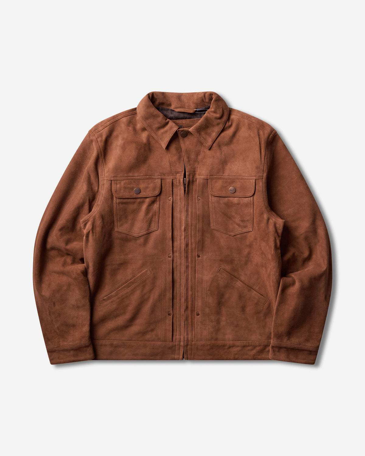 Wrangler Suede 11Mjz Cherry Mahogany Cherry Mahogany Coats and Jackets Jackets F112387808 Cherry Mahogany