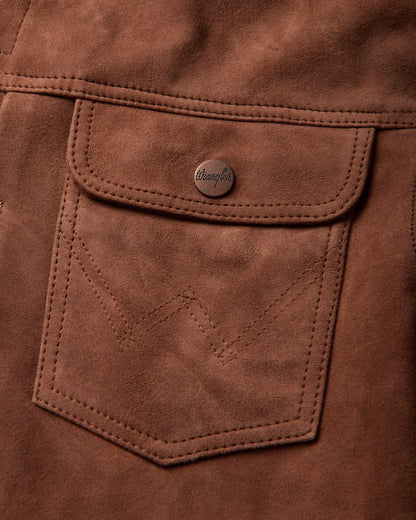 Wrangler Suede 11Mjz Cherry Mahogany Cherry Mahogany Coats and Jackets Jackets F112387808 Cherry Mahogany