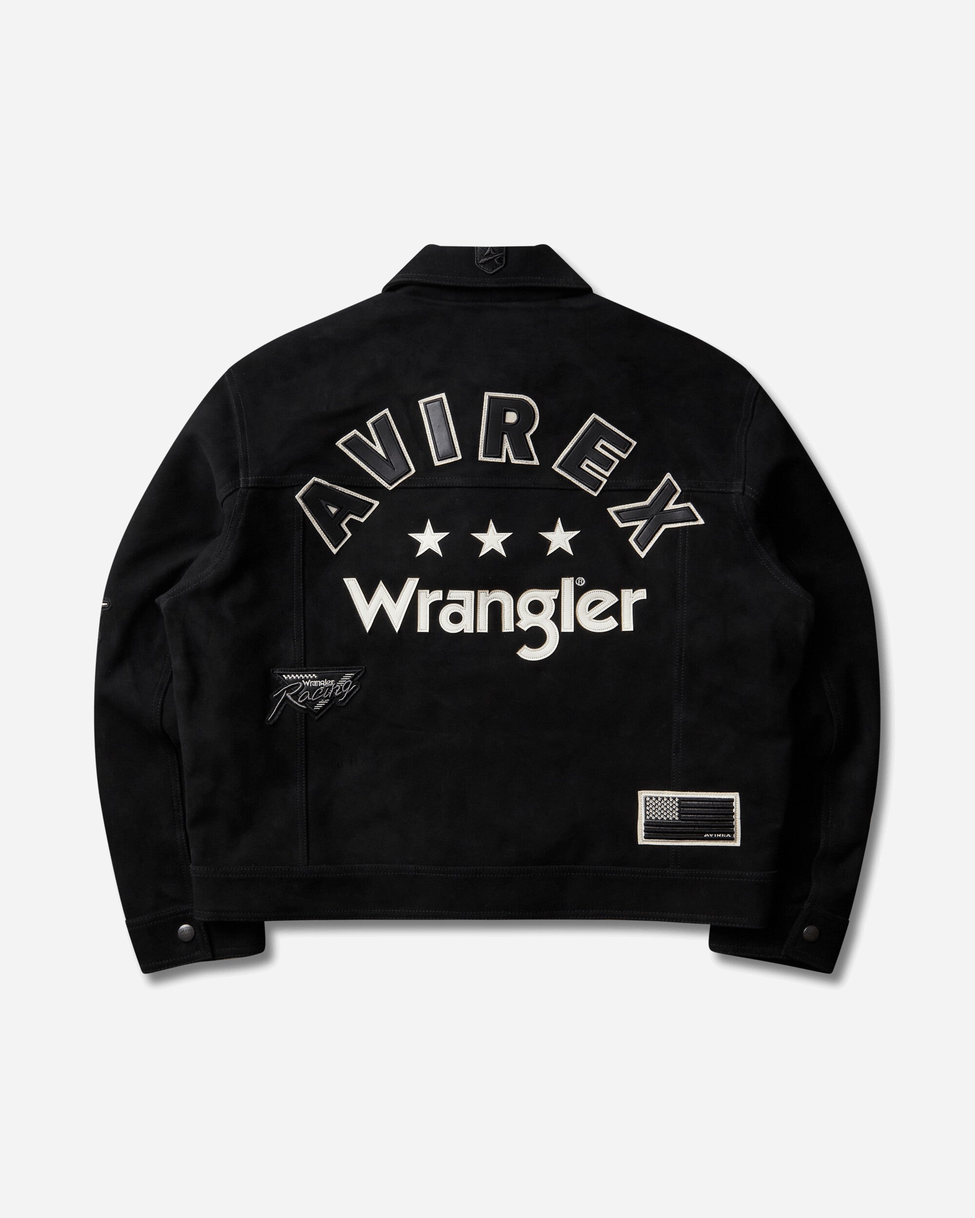 Wrangler Trucker Jacket Black Coats and Jackets Leather Jackets 112391331 BLACK